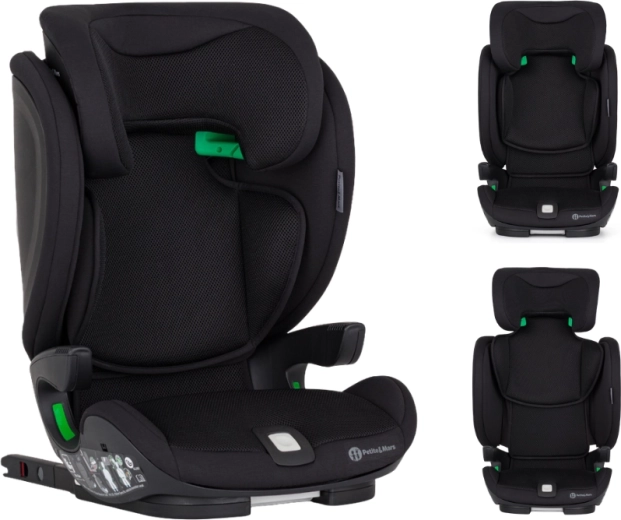 Petite&Mars autósülés Elite Fix Pro i-Size Coal black air 100–150 cm (15–36 kg)