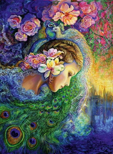 Grafika puzzle Pávás mámor 3000 darabos