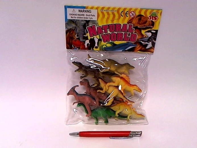 Dinoszaurusz figurakészlet 6–8 cm (8 db)