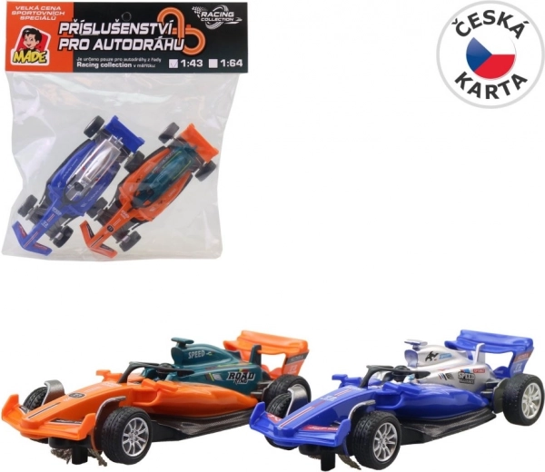 Pótkészlet versenyautó pályához 1:43 – 2 db