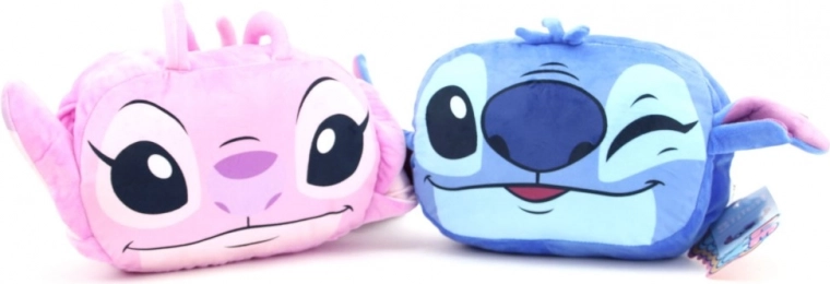 Puha plüss párnácska kéznyílással STITCH / ANGEL
