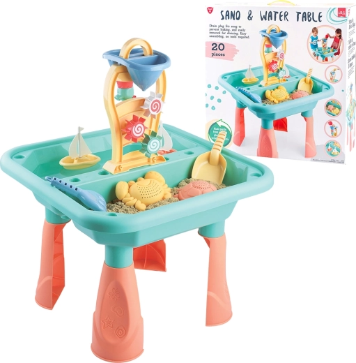 Playgo víz- és homokasztal – 20 darabos készlet