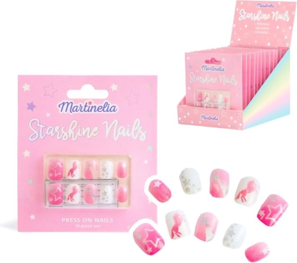 Martinelia Starshine Unicorn öntapadós műkörmök - 1 darab