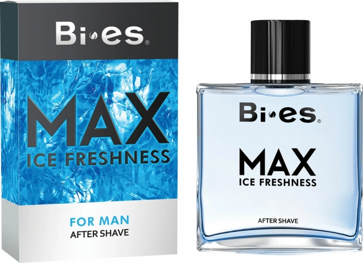 Borotválkozás utáni arcszesz hűsítő hatással BI-ES Max Ice Freshness 100 ml