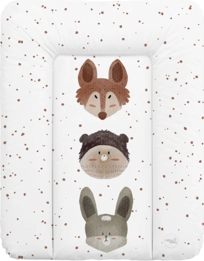 Ceba Baby puha pelenkázó alátét komódra Basic Cute Animals 50 × 70 cm