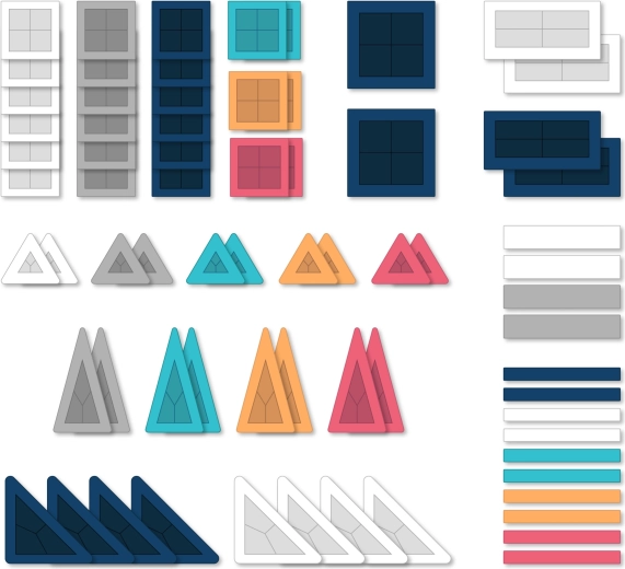 Biztonságos és tartós elemek matt felülettel