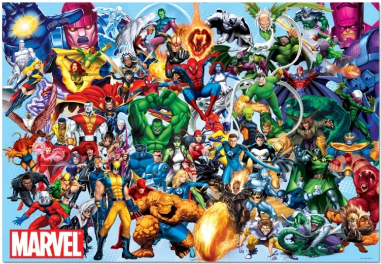 MARVEL Hősök puzzle 1000 darab