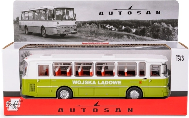 Autosan H9-20 autóbuszmodell Szárazföldi hadsereg 1:43 méretarányban