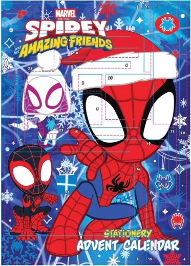 Spidey és lenyűgöző barátai papír írószer adventi naptár