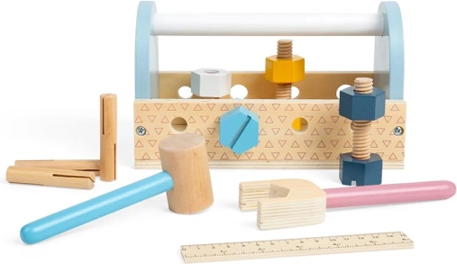 Bigjigs Toys fa szerszámkészlet ládában