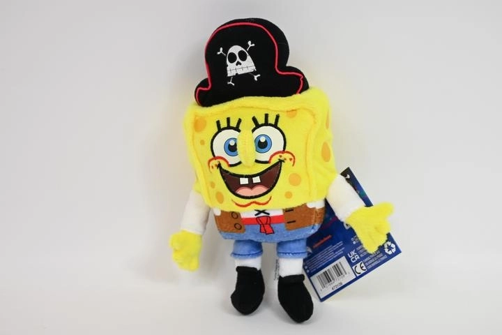 SpongeBob plüss játékfigura – világít a sötétben (kalóz)
