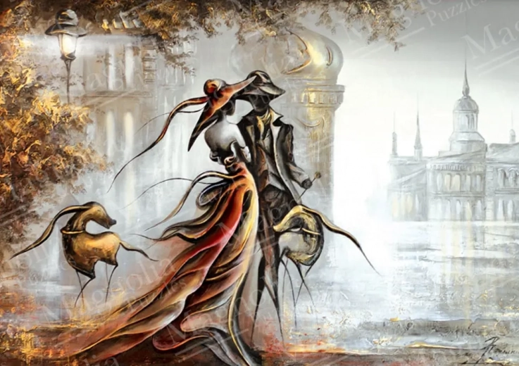 Puzzle Vakrandi 1000 darab MAGNOLIA