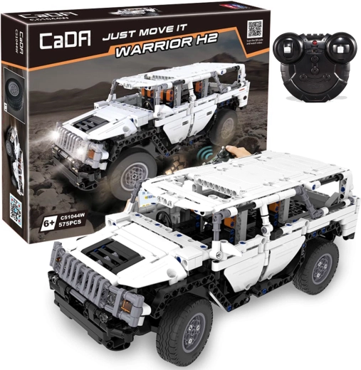CaDA RC Warrior H2 terepjáró építőkészlet, 575 darab, Dual Mode