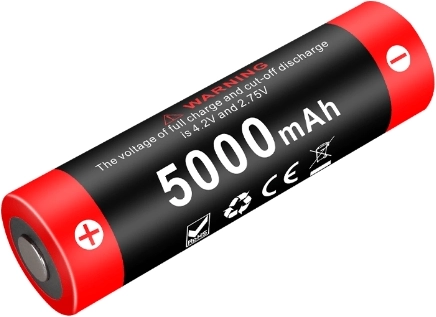 Tölthető Li-Ion akkumulátor 21700 3,6 V 5000 mAh KLARUS