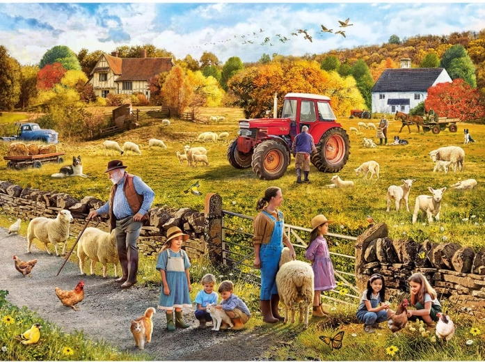 Puzzle Boldog aratás 1000 darabos GIBSONS
