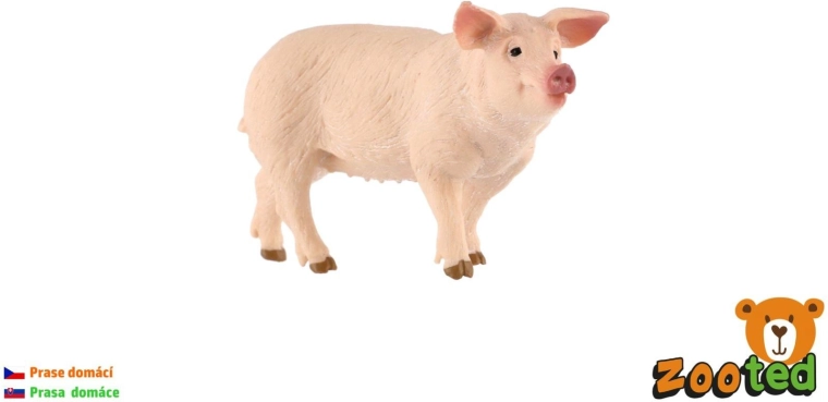 Házi sertésfigura, 10 cm