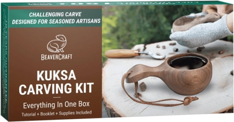 BeaverCraft DIY kuksa faragókészlet