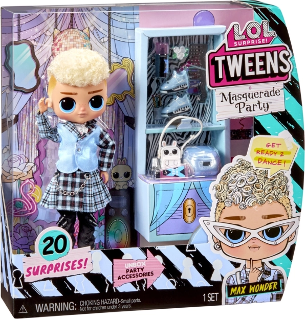 L.O.L. Surprise! Tweens Max Wonder baba – Álarcosbál