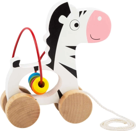 Húzható zebra motorikus labirintussal