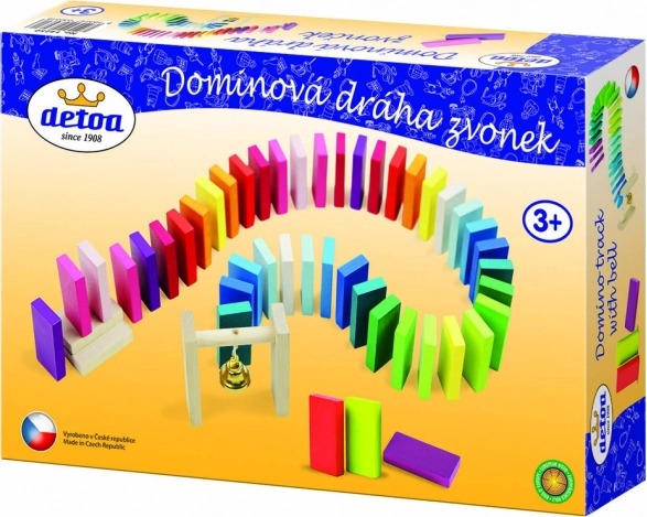 Detoa dominó pálya csengővel