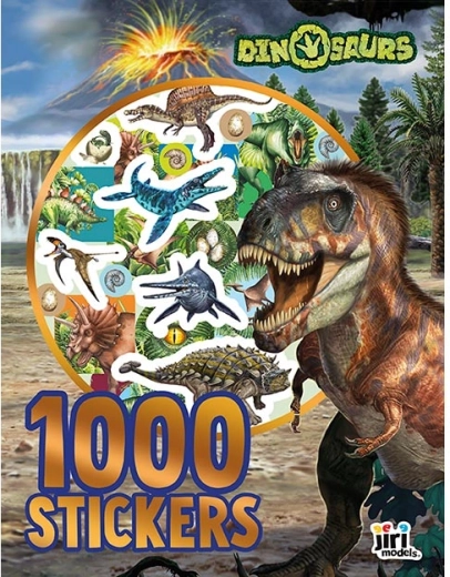 Füzet 1000 dinoszauruszos matricával