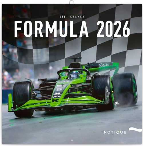 Poznámkový naptár Forma 1 – Jiří Křenek 2026
