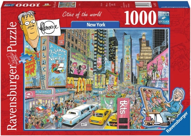 Ravensburger puzzle A világ városai New York 1000 darab