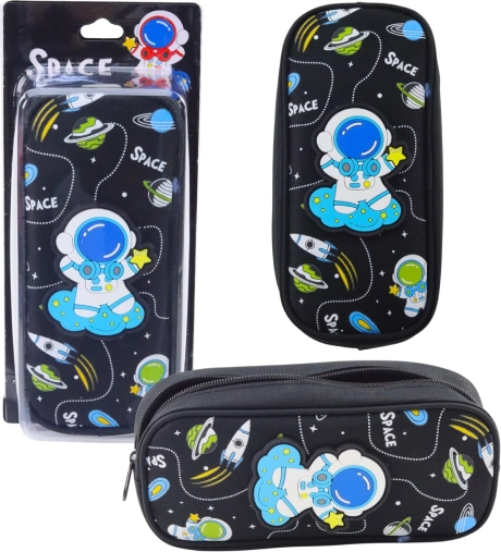 Tolltartó Space űrhajóssal, két zseb, fekete