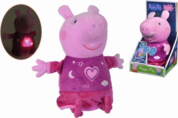 Peppa Pig plüss altatójáték zenével és fénnyel 25 cm