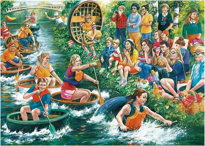 Falcon puzzle coracle-regatta 1000 darab