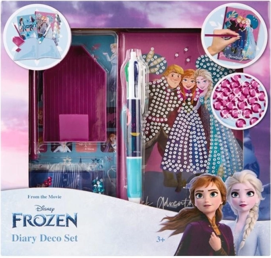 Dekoratív készlet a Disney Frozen napló díszítéséhez