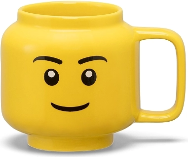 Lego kerámia bögre 255 ml – minifigura fej, fiú