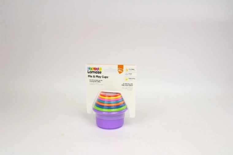 TOMY Lamaze egymásba rakható poharak – torony (8 db)