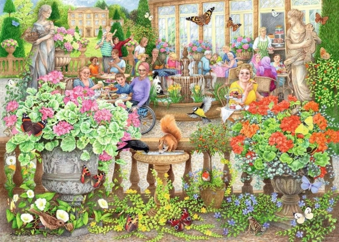 Ravensburger puzzle Narancsházi kávézó 1000 darab
