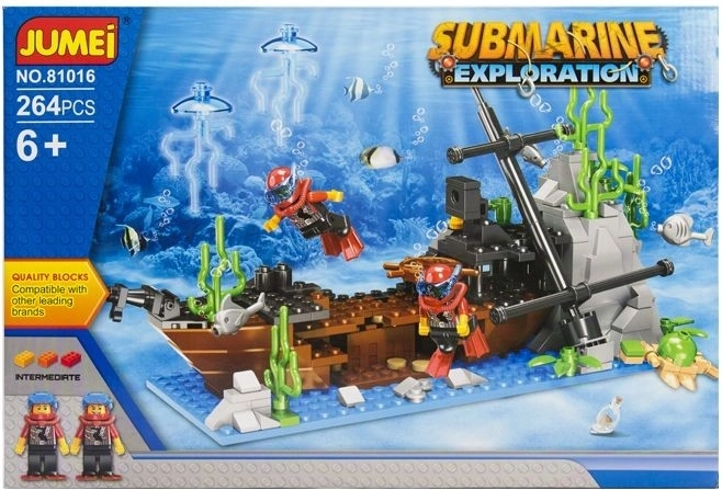 Jumei építőkészlet – Víz alatti expedíció 264 darab (Submarine Exploration) – 1 db