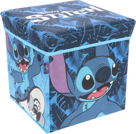 Cozy Noxxiez Stitch tárolódoboz és puff