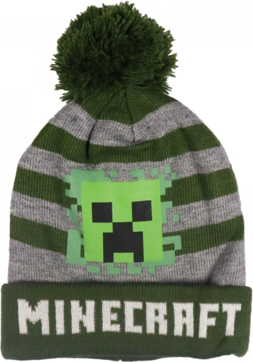 Sötétzöld Minecraft sapka
