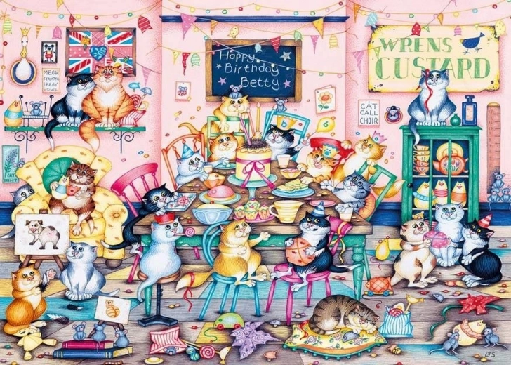 GIBSONS Puzzle Betty születésnapja 1000 darab