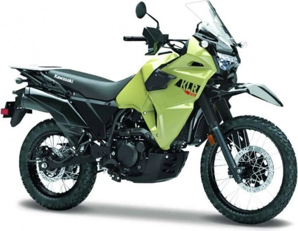 Kawasaki KLR 650 1:18 fém motorkerékpár modell