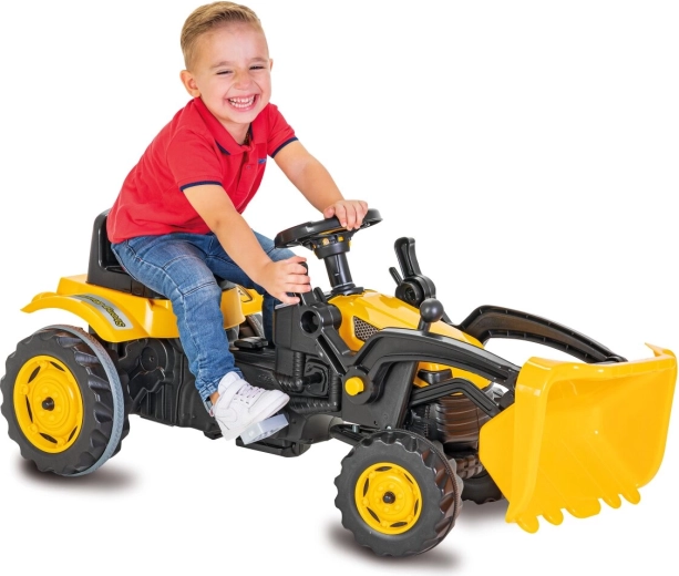 JAMARA Strong Bull pedálos traktor rakodóval, sárga