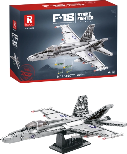 F-18 vadászrepülő építőkészlet – 1387 darab