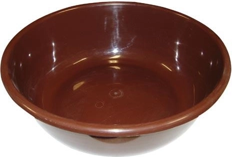 Műanyag mosdótál 42,5 cm barna
