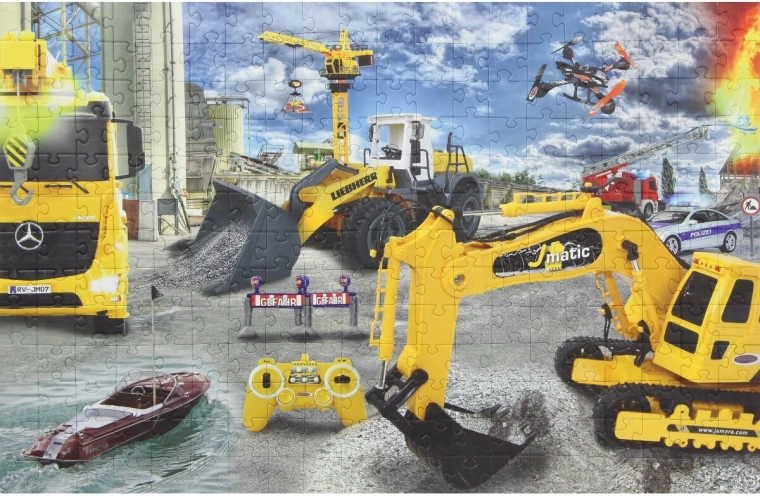 Jamara puzzle építkezési helyszínnel – 260 darab