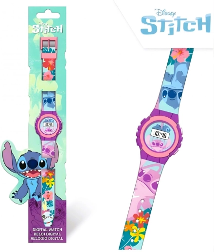 Digitális szilikon óra Lilo és Stitch – 1 db