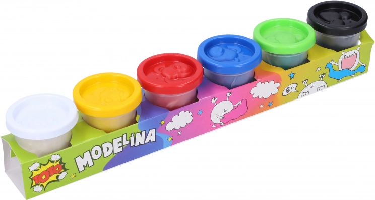 Gyurma 6×50 g színes készlet