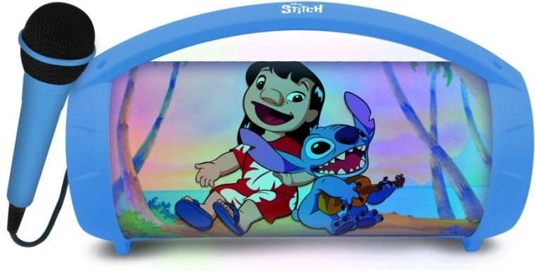 Lexibook Stitch Bluetooth hangszóró mikrofonnal és világító panellel