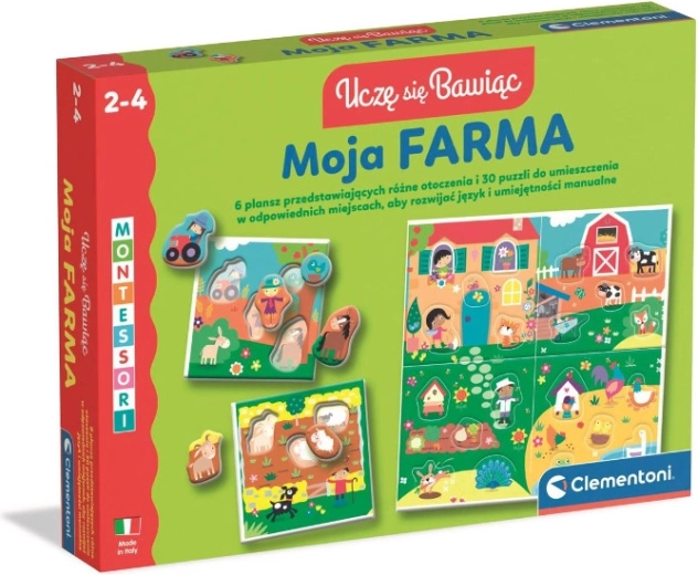 Clementoni Az én farmom – interaktív oktatókészlet gyerekeknek