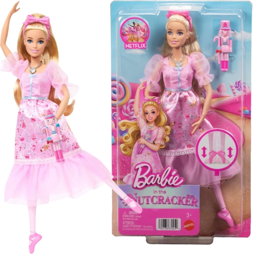 Barbie Diótörő – Clara balerina rózsaszín hálóingben
