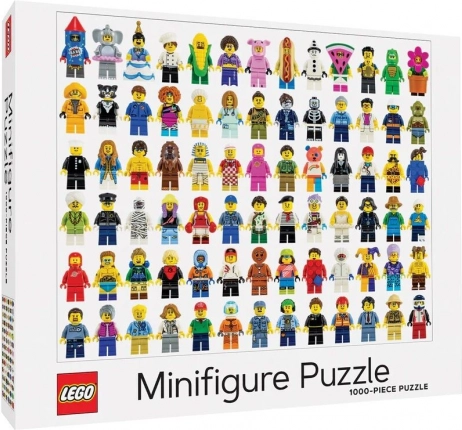 Puzzle LEGO minifigurák 1000 darabbal