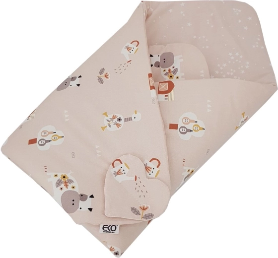 Kétoldalas dizájn bájos mintával